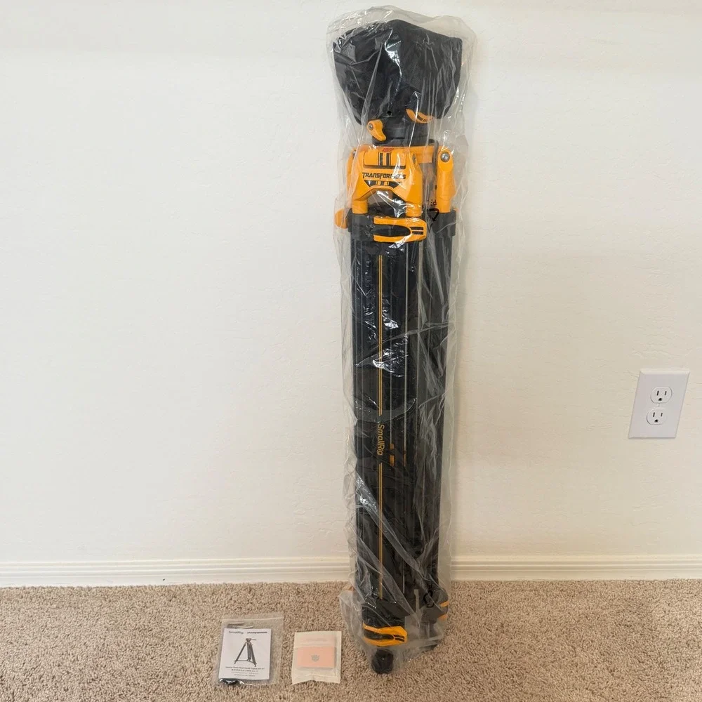 SmallRig AD-01 Heavy-Duty Tripod with Fluid Head (Bumblebee Edition) Yellow NEW